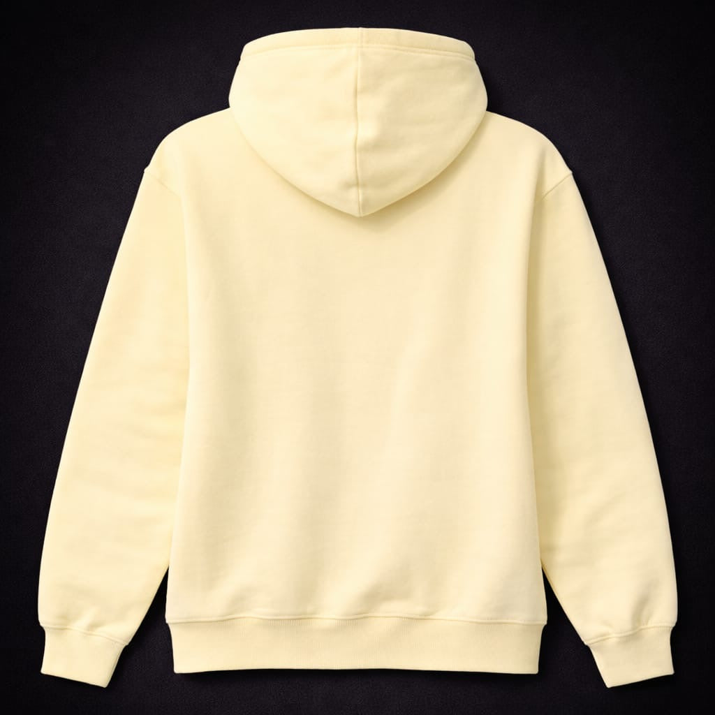 NUROVA Premium Cream Hoodie Minimal Streetwear Essential